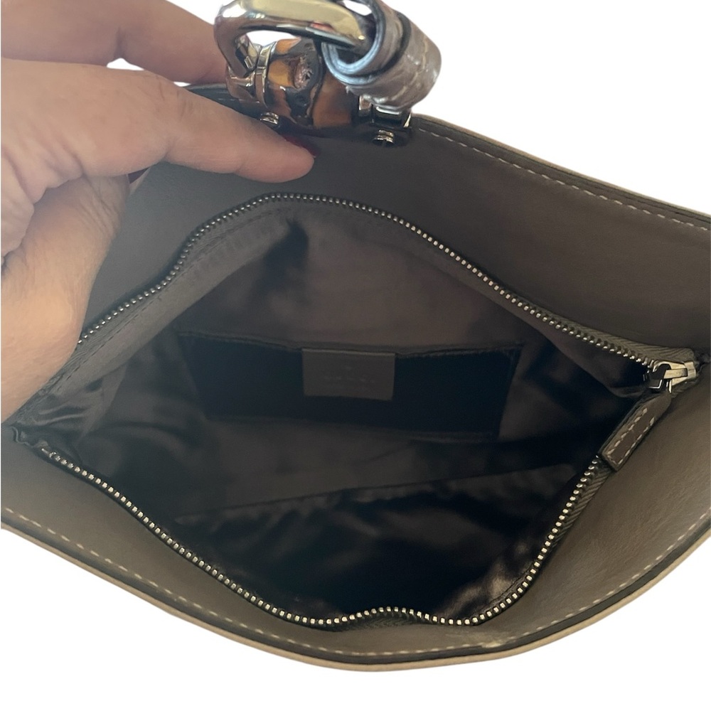 Gucci bamboo clutch - Picture 6 of 9